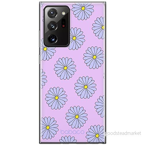 ERT GROUP mobiltelefonfodral för Samsung GALAXY NOTE 20 ULTRA originalt och officiellt licensierat Babaco mönster Flowers 021 anpassad till formen på mobiltelefonen, fodral tillverkad av TPU plast 5903932649093