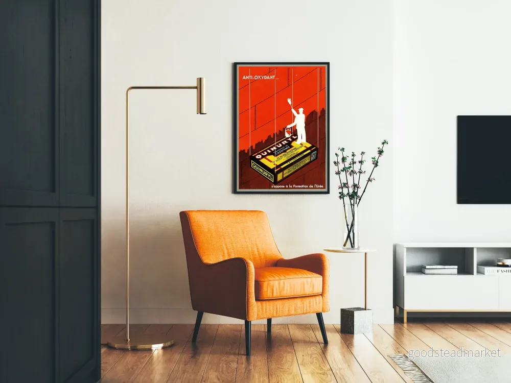 Vintage reklamposter för Quinuryl – behandling av azotemi - Bild 2