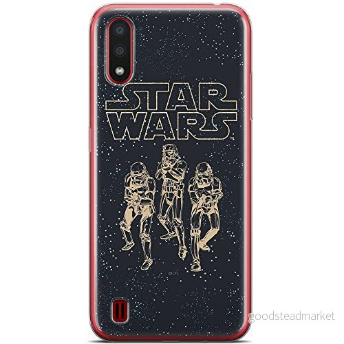ERT GROUP mobiltelefonfodral för Samsung A01 originalt och officiellt licensierat Star Wars mönster 005 optimalt anpassad till formen på mobiltelefonen, fodral tillverkad av TPU plast 5904805428753