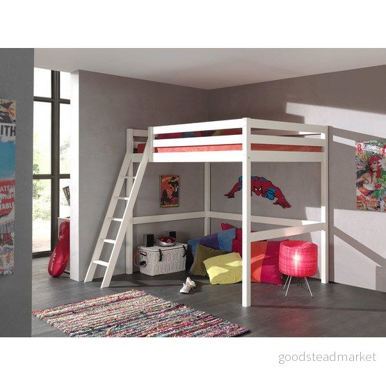 Vipack Loftsäng Pino Mezzanine 140×200 Cm Vit 5420070226721 Vipack Loftsäng Pino Mezzanine 140×200 Cm Vit 5420070226721
