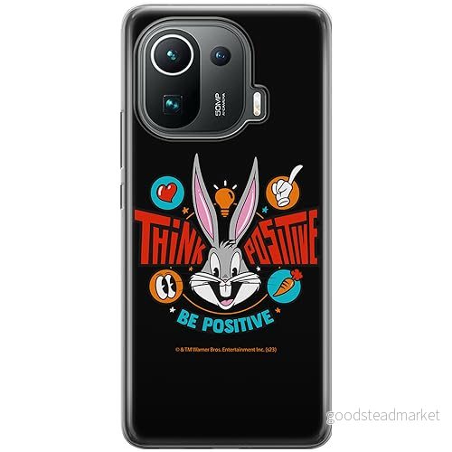 ERT GROUP mobiltelefonfodral för Xiaomi MI 11 PRO originalt och officiellt licensierat Looney Tunes mönster Bugs 020 optimalt anpassad till formen på mobiltelefonen, fodral tillverkad av TPU plast 5905795084653