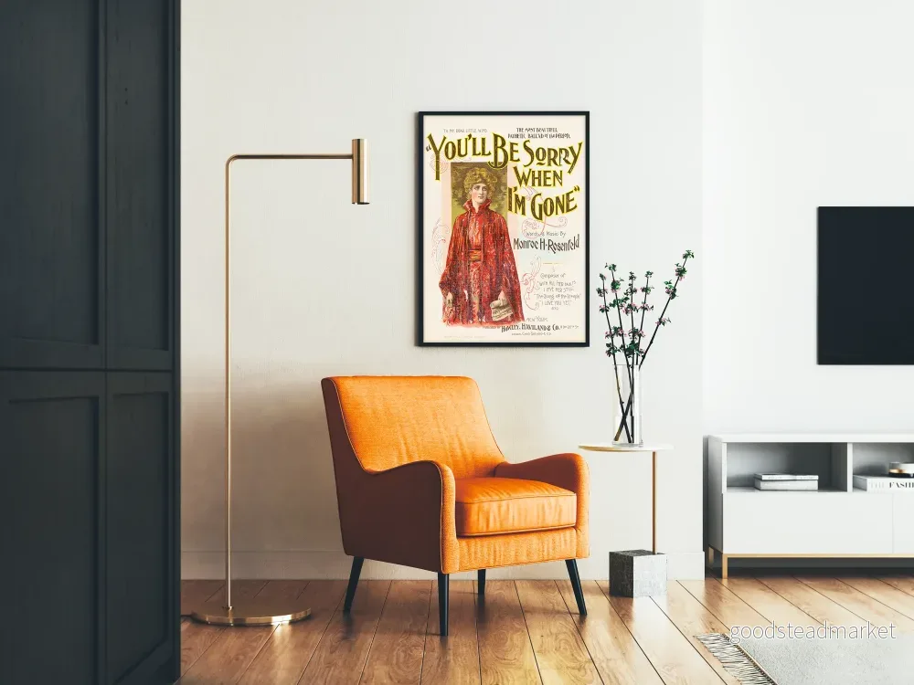 Vintageposter av låten "You'll Be Sorry When I'm Gone" dekorativ - Bild 2
