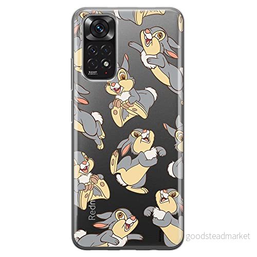 ERT GROUP mobiltelefonfodral för Xiaomi REDMI 10 originalt och officiellt licensierat Disney mönster Thumper 003 anpassad till formen på mobiltelefonen, gedeeltelijk transparant 5905131820532