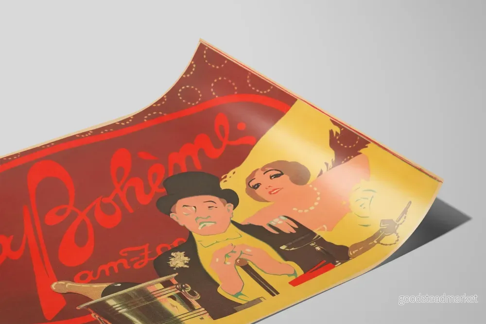 Vintageposter La Bohème på zoo - Bild 2