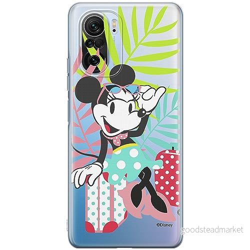 ERT GROUP mobiltelefonfodral för Xiaomi MI 11i/ REDMI K40/K40 PRO/POCO F3/ F3 PRO originalt och officiellt licensierat Disney mönster Minnie 029, gedeeltelijk transparant 5905511893859