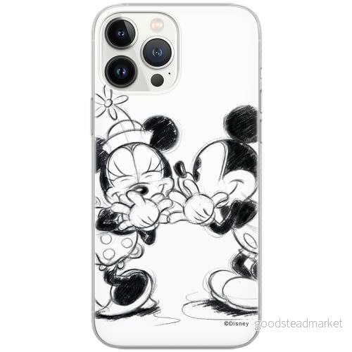 ERT GROUP mobiltelefonfodral för Apple Iphone 6 PLUS originalt och officiellt licensierat Disney mönster Mickey & Minnie 010 Vit anpassad till formen på mobiltelefonen, fodral tillverkad av TPU plast 5902980571318