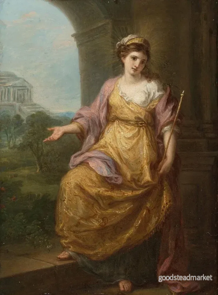 Målning Allégorie féminine - Angelica Kauffman | Konsttryck - Bild 2
