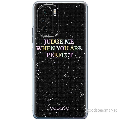 ERT GROUP mobiltelefonfodral för Xiaomi MI 11i/ REDMI K40/K40 PRO/POCO F3/ F3 PRO originalt och officiellt licensierat Babaco mönster Judge me 002, fodral tillverkad av TPU plast 5905511886295