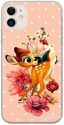 ERT GROUP mobiltelefonfodral för Samsung S10 PLUS originalt och officiellt licensierat Disney mönster Bambi 014 Vit optimalt anpassad till formen på mobiltelefonen, fodral tillverkad av TPU plast 5904805360398