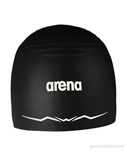 Arena silikon racing badmössa män och kvinnor Aquaforce våg hydrodynamisk prestanda konkurrenskraftig intensiv simning, svart, medium 3468336767221