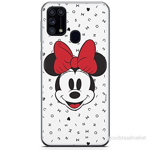ERT GROUP mobiltelefonfodral för Samsung M31 originalt och officiellt licensierat Disney mönster Minnie 056 optimalt anpassad till formen på mobiltelefonen, fodral tillverkad av TPU plast 5904805476730