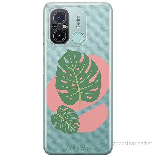 ERT GROUP mobiltelefonfodral för Xiaomi REDMI 12C/ 11A originalt och officiellt licensierat Babaco mönster Plants 011 optimalt anpassad till formen på mobiltelefonen, gedeeltelijk transparant 5905511843809