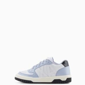Armani Exchange Damanka, cross könsprojekt, logotyp på tongue sneakers, Op White Blue, 35.5 EU 8058997239875 Armani Exchange Damanka, cross könsprojekt, logotyp på tongue sneakers, Op White Blue, 35.5 EU 8058997239875