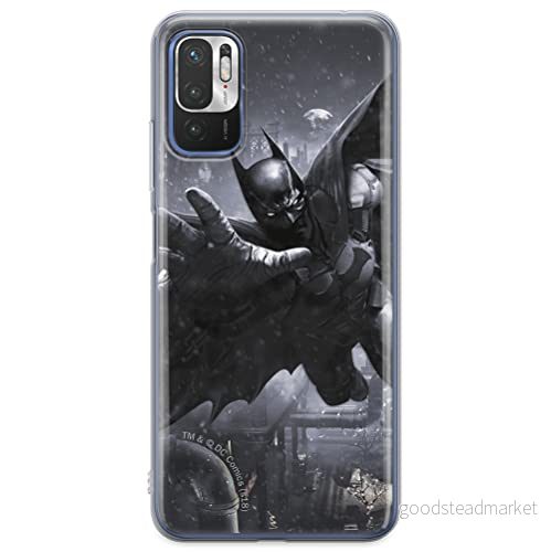 ERT GROUP mobiltelefonfodral för Xiaomi REDMI NOTE 10 5G / POCO M3 PRO originalt och officiellt licensierat DC mönster Batman 018 anpassad till formen på mobiltelefonen, fodral tillverkad av TPU plast 5904805616006