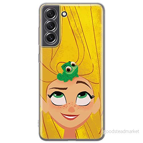 ERT GROUP mobiltelefonfodral för Samsung S21 FE originalt och officiellt licensierat Disney mönster Rapunzel and Pascal 001 anpassad till formen på mobiltelefonen, fodral tillverkad av TPU plast 5903932977318