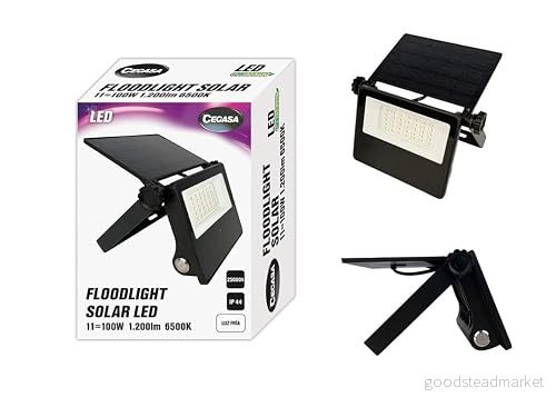 cegasa FLOODLIGHT SOLAR LED 11W 1200 LM 6500K IP65 8430173315755