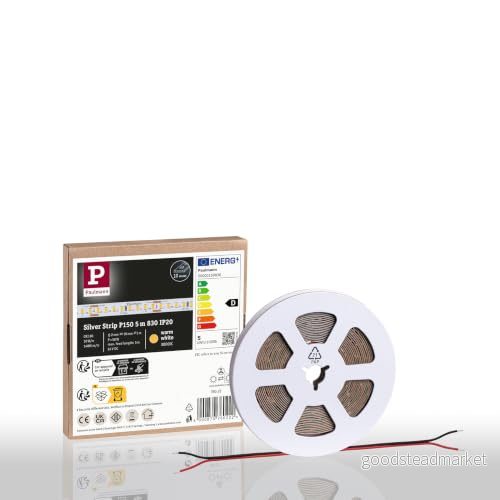 Paulmann 76022 Pro LED Strip Silver P150 830 5 m 50 W 1480 lm/m 160 LED/m 3000 K remsa 4000870760222