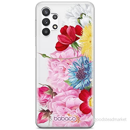 ERT GROUP mobiltelefonfodral för Samsung A32 5G originalt och officiellt licensierat Babaco mönster Flowers 056 optimalt anpassad till formen på mobiltelefonen, gedeeltelijk transparant 5905131361967