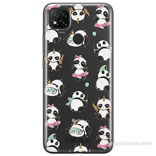 ERT GROUP mobiltelefonfodral för Xiaomi REDMI 9C originalt och officiellt licensierat Babaco mönster Panda 008 optimalt anpassad till formen på mobiltelefonen, gedeeltelijk transparant 5904805414893