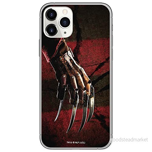 ERT GROUP mobiltelefonfodral för Iphone 11 PRO MAX originalt och officiellt licensierat Horror mönster Nightmare of Elm Street 002, fodral tillverkad av TPU plast 5905511071875
