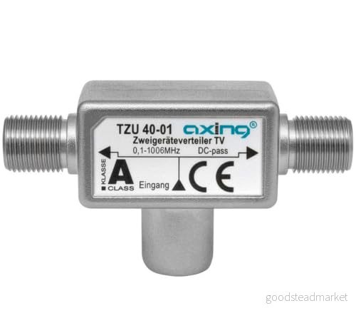 Axing TZU 40 01 2 vägs distributör BK (0,1 till 1006 MHz) för anslutning multimedia 7611682002591