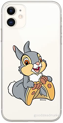 ERT GROUP mobiltelefonfodral för Iphone 11 originalt och officiellt licensierat Disney mönster Thumper 002 optimalt anpassad till formen på mobiltelefonen, gedeeltelijk transparant 5905131154354