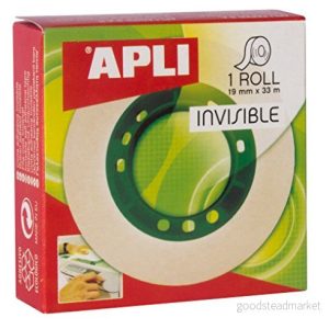 APLI 11036 Osynlig tejp 19 mm x 33 m 8410782110361 APLI 11036 Osynlig tejp 19 mm x 33 m 8410782110361