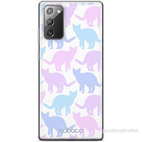 ERT GROUP mobiltelefonfodral för Samsung GALAXY NOTE 20 originalt och officiellt licensierat Babaco mönster Cats 011 optimalt anpassad till formen på mobiltelefonen, fodral tillverkad av TPU plast 5905131053695