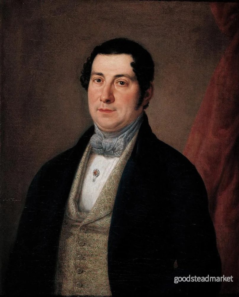 Målning Porträtt av en gentleman - Antonio María Esquivel | Konsttryck - Bild 2