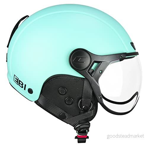CGM EBI Unisex Vuxen Skidhjälm, Ljusblå, M (5758 cm) 8052015721281