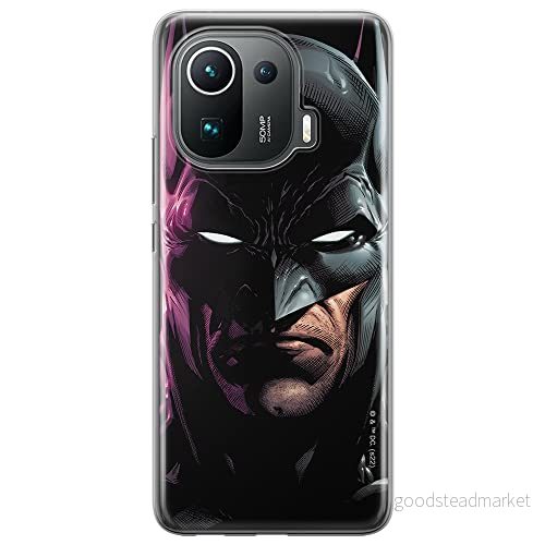 ERT GROUP mobiltelefonfodral för Xiaomi MI 11 PRO originalt och officiellt licensierat DC mönster Batman 070 optimalt anpassad till formen på mobiltelefonen, fodral tillverkad av TPU plast 5905131528544