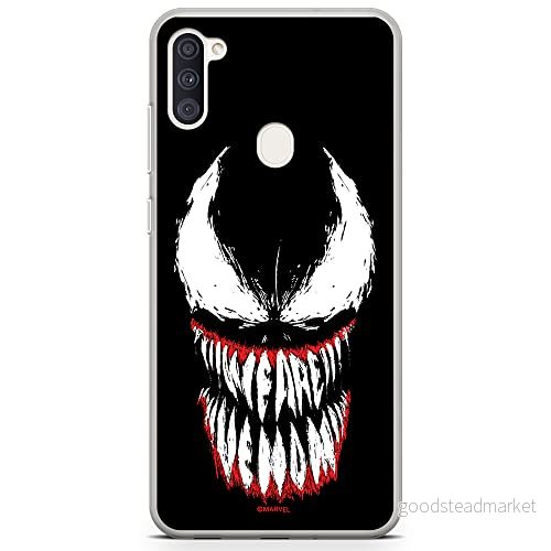 ERT GROUP mobiltelefonfodral för Samsung A03S originalt och officiellt licensierat Marvel mönster Venom 005 optimalt anpassad till formen på mobiltelefonen, fodral tillverkad av TPU plast 5904805210396