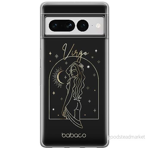 ERT GROUP mobiltelefonfodral för Google PIXEL 7 PRO originalt och officiellt licensierat Babaco mönster Zodiac Woman 006 optimalt anpassad till formen på mobiltelefonen, fodral tillverkad av TPU plast 5905795166267