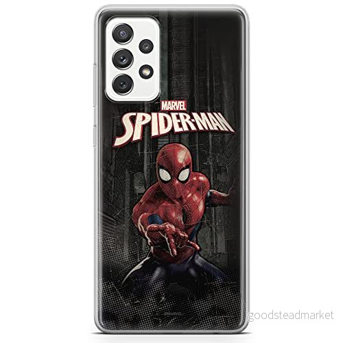 ERT GROUP mobiltelefonfodral för Samsung A73 5G originalt och officiellt licensierat Marvel mönster Spider Man 007 optimalt anpassad till formen på mobiltelefonen, fodral tillverkad av TPU plast 5904805521829