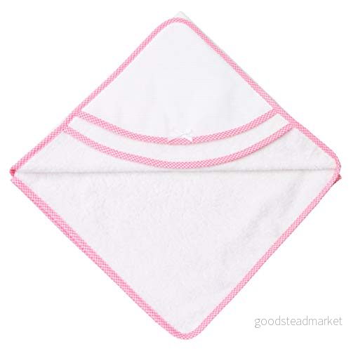 Filet Triangel badrock För spädbarn och tidig barndom Med hjärtficka i Aida tyg som ska broderas vit, rosa 8057017879046