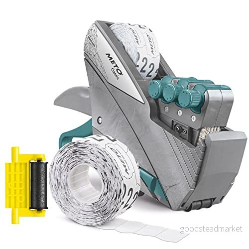 METO Classic XL Giant prijstang set prijs, groot formaat letterype (1 regelig, 7 posities, voor 29x28 mm 4059732210528