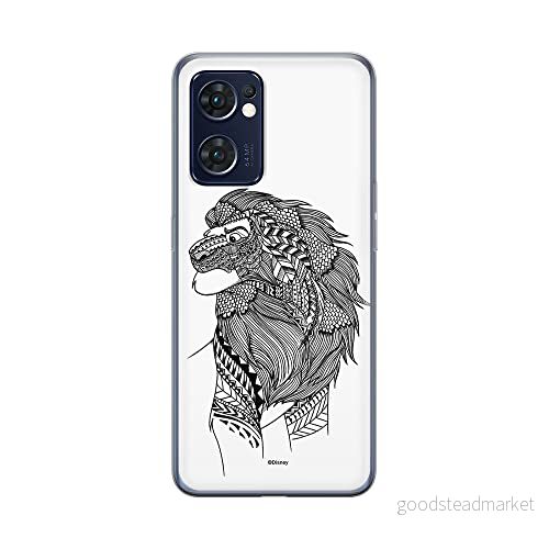 ERT GROUP mobiltelefonfodral för Oppo RENO 7 5G originalt och officiellt licensierat Disney mönster Simba & Friends 006 optimalt anpassad till formen på mobiltelefonen, fodral tillverkad av TPU plast 5905511302306