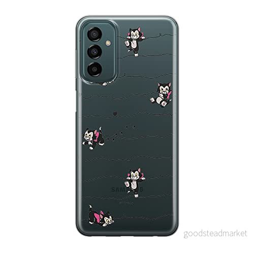 ERT GROUP mobiltelefonfodral för Samsung M13 4G/M23 5G/F23 originalt och officiellt licensierat Disney mönster Cat Figaro 001 optimalt anpassad till formen på mobiltelefonen, gedeeltelijk transparant 5905511358921
