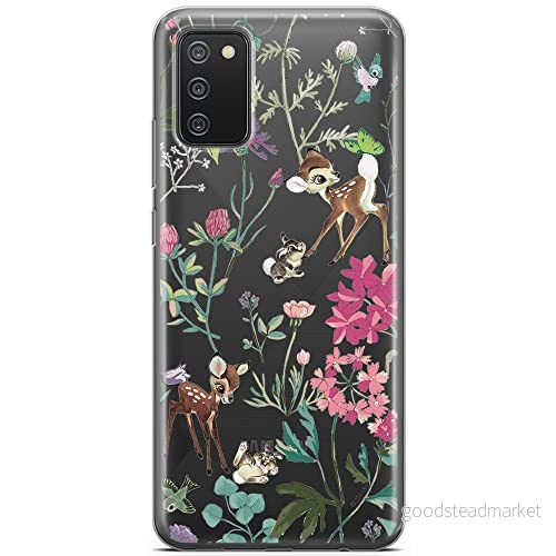 ERT GROUP mobiltelefonfodral för Samsung A02S originalt och officiellt licensierat Disney mönster Bambi & Friends 001 optimalt anpassad till formen på mobiltelefonen, gedeeltelijk transparant 5903040223246