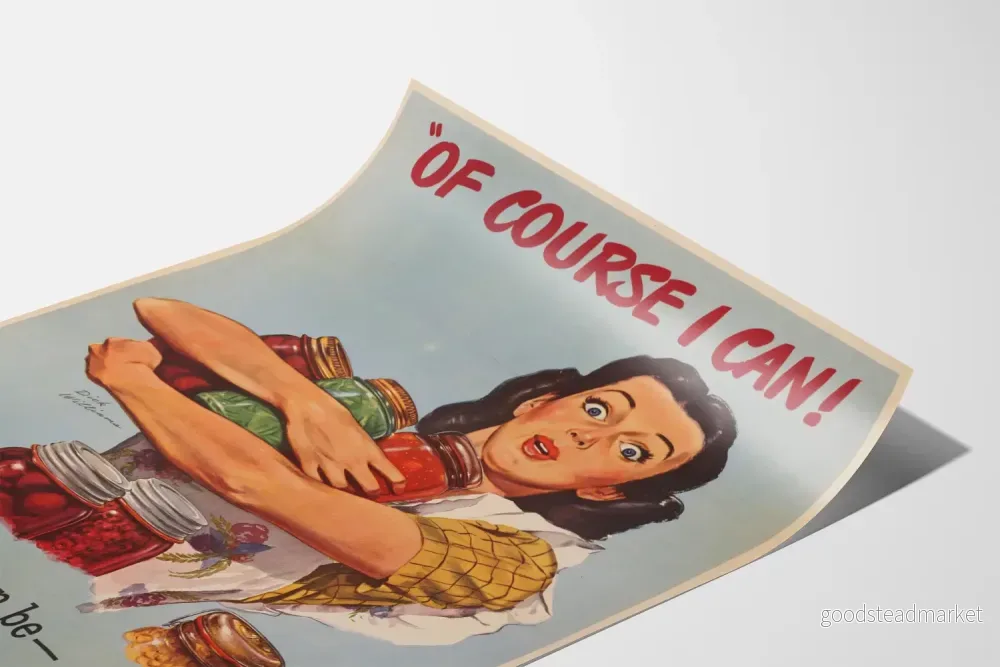 Vintage poster för väggdekoration « Of Course I Can » - Bild 3