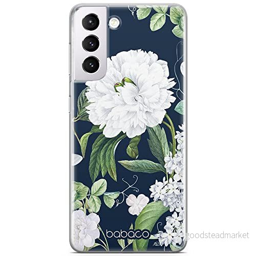 ERT GROUP mobiltelefonfodral för Samsung S21 PLUS originalt och officiellt licensierat Babaco mönster Flowers 031 optimalt anpassad till formen på mobiltelefonen, fodral tillverkad av TPU plast 5905131281043