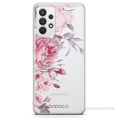 ERT GROUP mobiltelefonfodral för Samsung A32 4G LTE originalt och officiellt licensierat Babaco mönster Flowers 059 optimalt anpassad till formen på mobiltelefonen, gedeeltelijk transparant 5905131373533