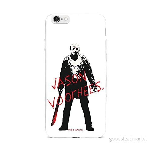 ERT GROUP mobiltelefonfodral för Iphone 6 PLUS originalt och officiellt licensierat Horror mönster Friday the 13th 017 optimalt anpassad till formen på mobiltelefonen, fodral tillverkad av TPU plast 5905511118846