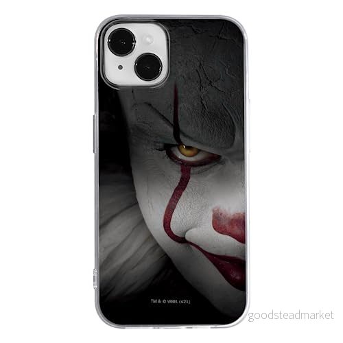 ERT GROUP mobiltelefonfodral för Iphone 14 originalt och officiellt licensierat Horror mönster It 001 optimalt anpassad till formen på mobiltelefonen, fodral tillverkad av TPU plast 5905131947321