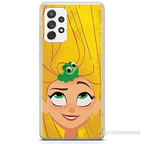 ERT GROUP mobiltelefonfodral för Samsung A33 5G originalt och officiellt licensierat Disney mönster Rapunzel and Pascal 001 anpassad till formen på mobiltelefonen, fodral tillverkad av TPU plast 5904805343834