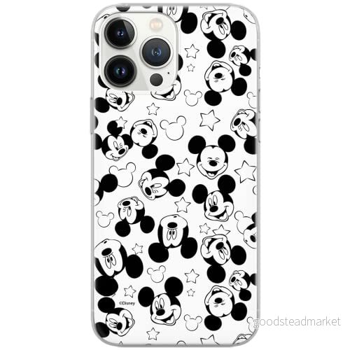 ERT GROUP mobiltelefonfodral för Apple Iphone 6/6S originalt och officiellt licensierat Disney mönster Mickey 007 Vit optimalt anpassad till formen på mobiltelefonen, fodral tillverkad av TPU plast 5902980564600