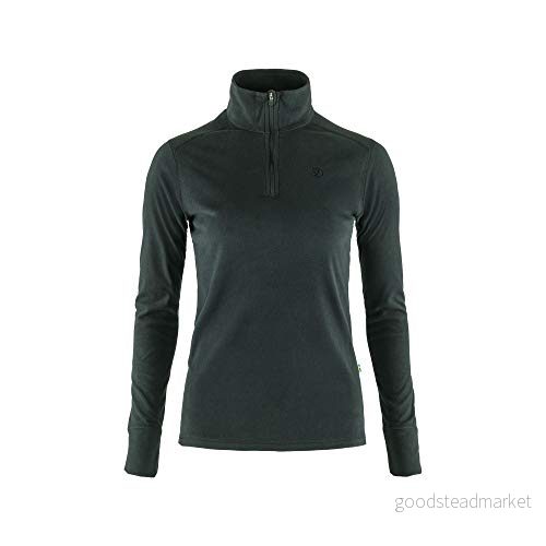 Fjallraven Skare Half Zip W Tröja, Kvinna, Svart, 2XS 7323450647223