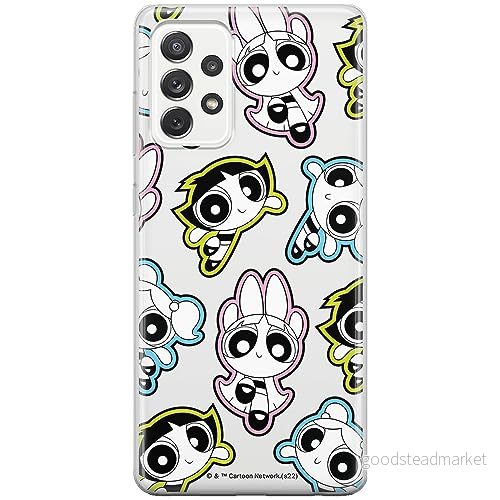 ERT GROUP mobiltelefonfodral för Samsung A73 5G originalt och officiellt licensierat The Powerpuff Girls mönster 022, gedeeltelijk transparant 5905511968694