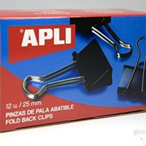 APLI 11949 Fällbar spadeklämma 25 mm 12 u 8410782119494 APLI 11949 Fällbar spadeklämma 25 mm 12 u 8410782119494