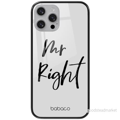 ERT GROUP mobiltelefonfodral för Apple Iphone 6/6S originalt och officiellt licensierat Babaco mönster Mr Right 001 tillverkad av härdat glas, optimalt anpassat till mobilens form, skyddsfodral 5904805050299